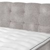 Postel boxspring s úložným prostorem a LED osvětlením MELISSA dub masiv
