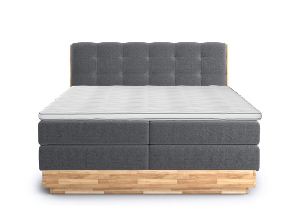 Postel boxspring s úložným prostorem MELISSA 2 dub masiv