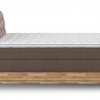 Postel boxspring s úložným prostorem a LED osvětlením MELISSA dub masiv