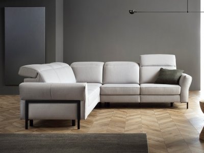 Rohová sedací souprava MYSTIC s elektrickou funkcí relax