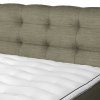 Postel boxspring s úložným prostorem a LED osvětlením MELISSA dub masiv