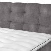 Postel boxspring s úložným prostorem a LED osvětlením MELISSA dub masiv