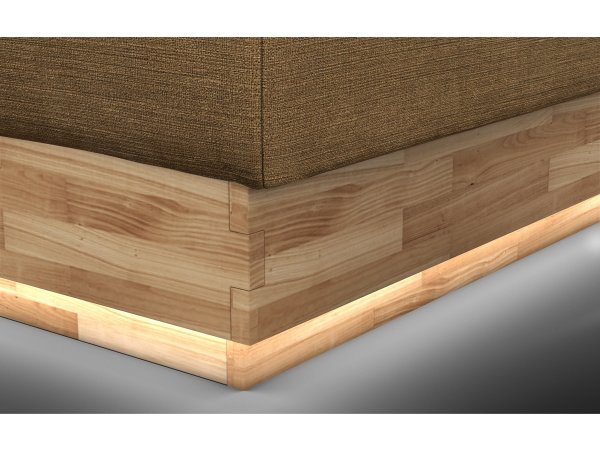 Postel boxspring s úložným prostorem MELISSA 2 dub masiv