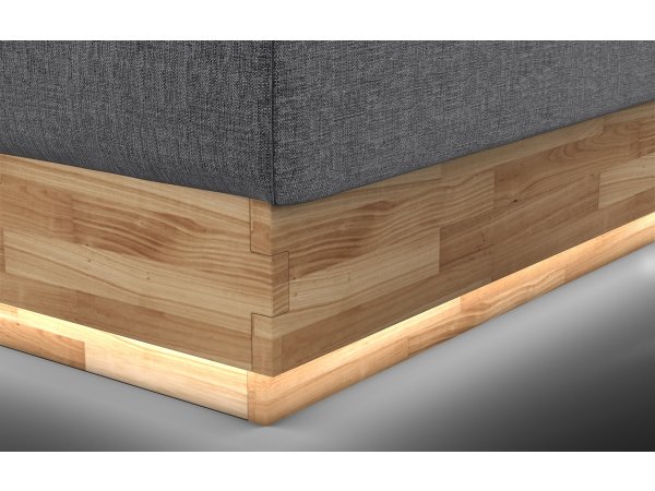 Postel boxspring s úložným prostorem MELISSA 2 dub masiv