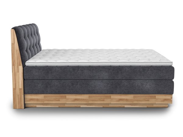 Postel boxspring s úložným prostorem MELISSA dub masiv