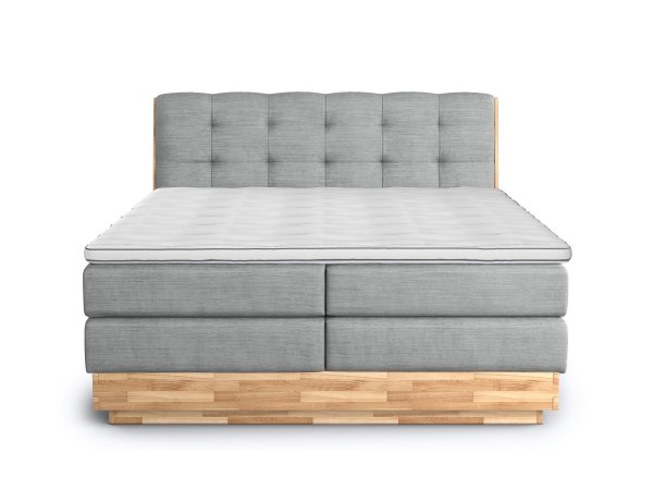 Postel boxspring s úložným prostorem MELISSA 2 dub masiv