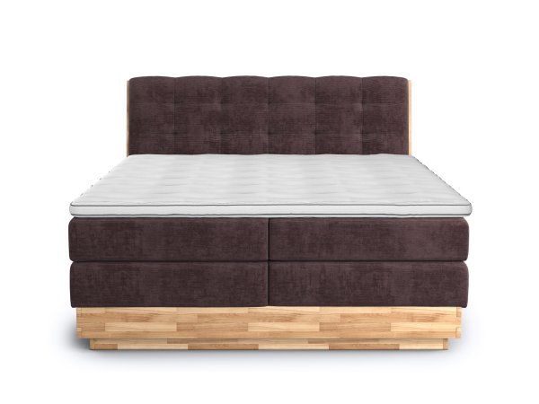 Postel boxspring s úložným prostorem MELISSA 2 dub masiv