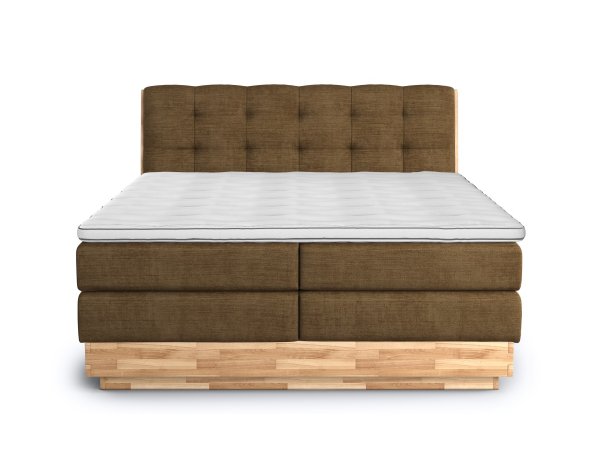 Postel boxspring s úložným prostorem MELISSA 2 dub masiv