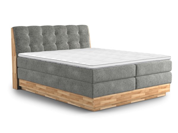 Postel boxspring s úložným prostorem MELISSA 2 dub masiv
