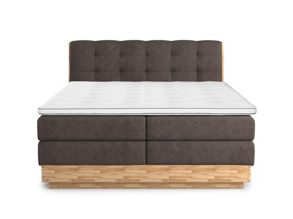 Postel boxspring s úložným prostorem MELISSA 2 dub masiv
