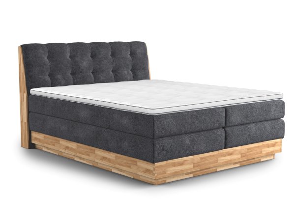 Postel boxspring s úložným prostorem MELISSA 2 dub masiv