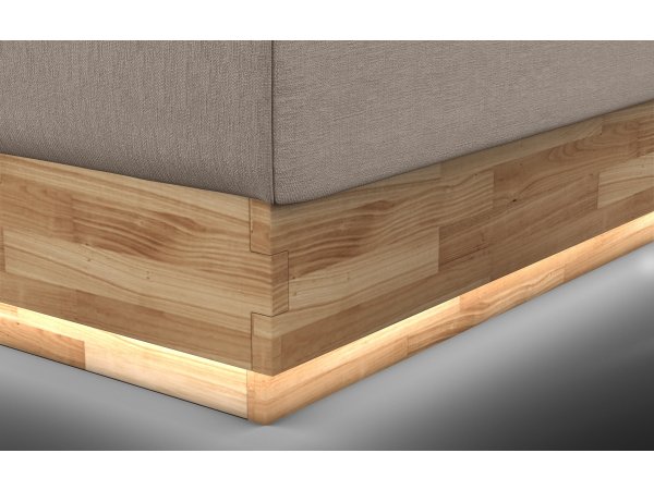 Postel boxspring s úložným prostorem MELISSA 2 dub masiv