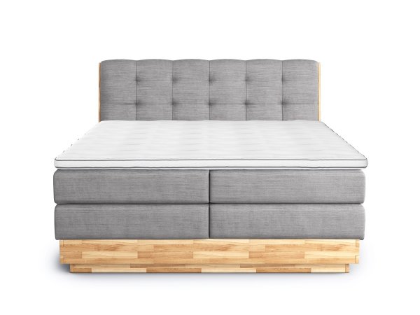 Postel boxspring s úložným prostorem MELISSA dub masiv