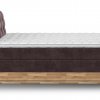 Postel boxspring s úložným prostorem a LED osvětlením MELISSA dub masiv