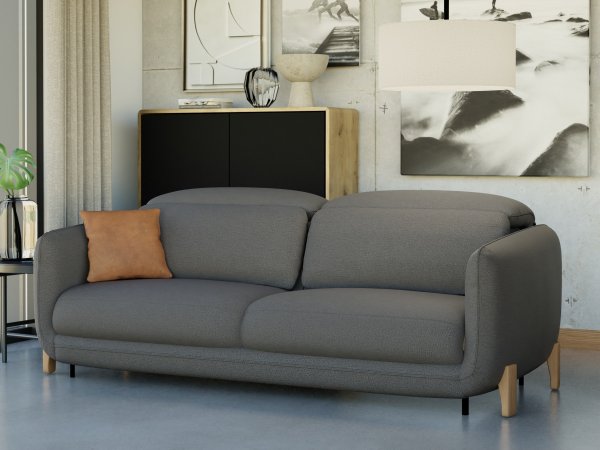 Rozkládací pohovka 3-sed pro každodenní spaní MEGI