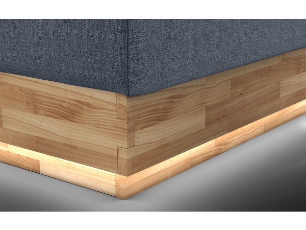 Postel boxspring s úložným prostorem MELISSA dub masiv