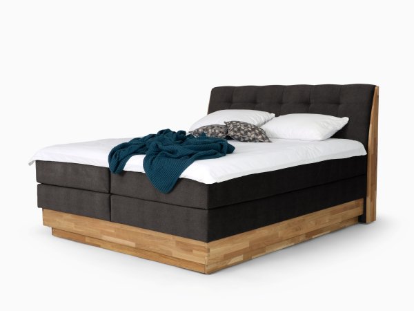Postel boxspring s úložným prostorem MELISSA 2 dub masiv