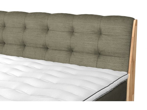 Postel boxspring s úložným prostorem MELISSA dub masiv