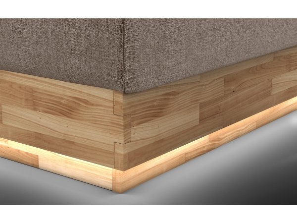 Postel boxspring s úložným prostorem MELISSA 2 dub masiv