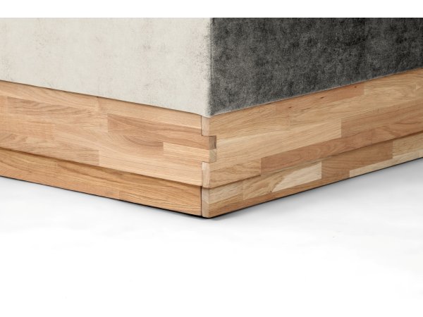 Postel boxspring s úložným prostorem MELISSA dub masiv