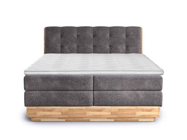 Postel boxspring s úložným prostorem MELISSA 2 dub masiv