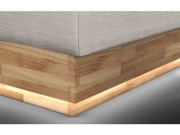 Postel boxspring s úložným prostorem MELISSA dub masiv