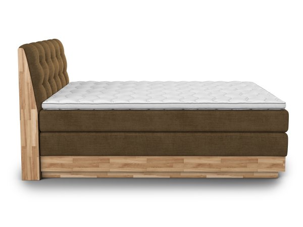 Postel boxspring s úložným prostorem MELISSA dub masiv