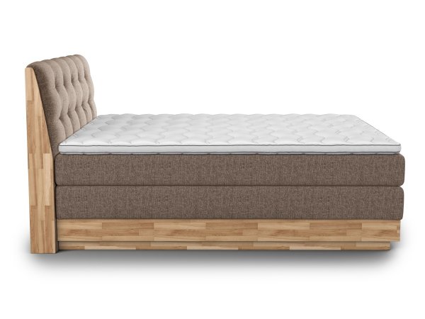 Postel boxspring s úložným prostorem MELISSA dub masiv