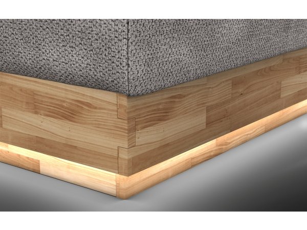 Postel boxspring s úložným prostorem MELISSA dub masiv