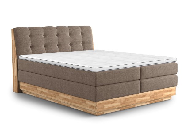 Postel boxspring s úložným prostorem MELISSA 2 dub masiv