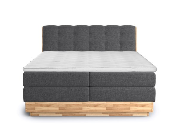 Postel boxspring s úložným prostorem MELISSA 2 dub masiv