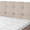 Postel boxspring s úložným prostorem a LED osvětlením MELISSA dub masiv