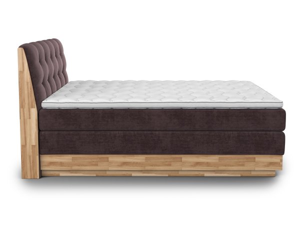 Postel boxspring s úložným prostorem MELISSA dub masiv