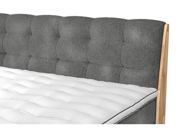 Postel boxspring s úložným prostorem MELISSA dub masiv
