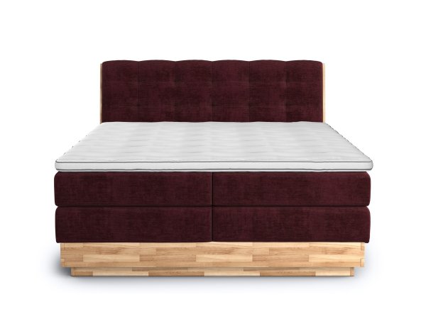 Postel boxspring s úložným prostorem MELISSA 2 dub masiv