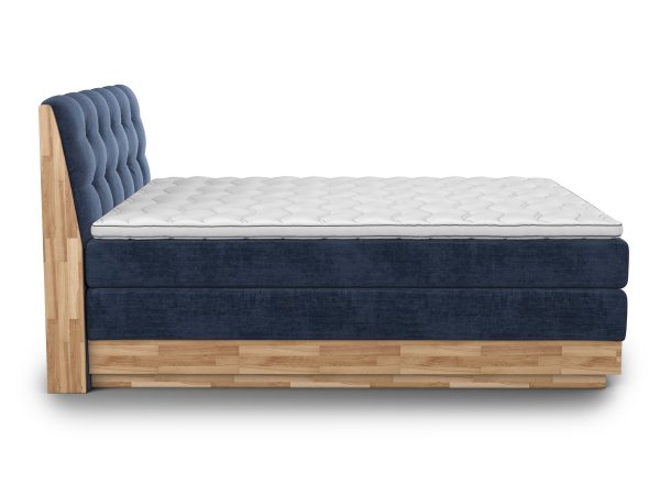 Postel boxspring s úložným prostorem MELISSA dub masiv