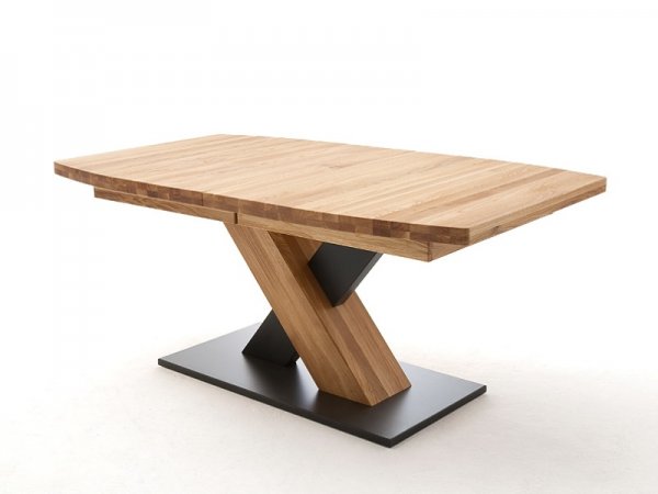 Rozkládací jídelní stůl z masivu MENDOZA B dub divoký