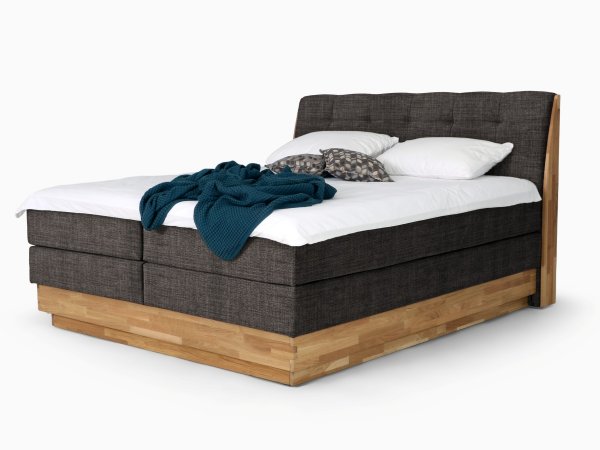 Postel boxspring s úložným prostorem MELISSA dub masiv