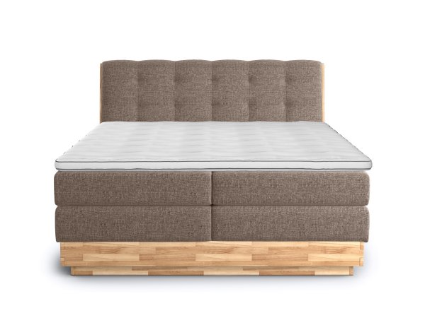 Postel boxspring s úložným prostorem MELISSA 2 dub masiv
