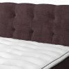 Postel boxspring s úložným prostorem a LED osvětlením MELISSA dub masiv