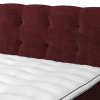 Postel boxspring s úložným prostorem a LED osvětlením MELISSA dub masiv