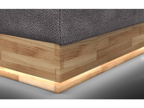 Postel boxspring s úložným prostorem MELISSA dub masiv