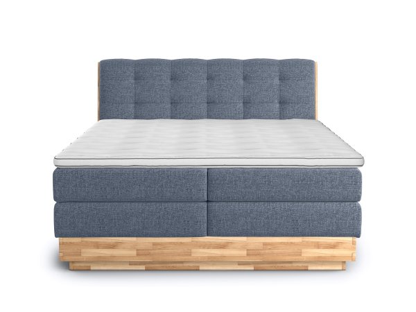Postel boxspring s úložným prostorem MELISSA dub masiv