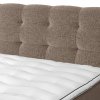 Postel boxspring s úložným prostorem a LED osvětlením MELISSA dub masiv