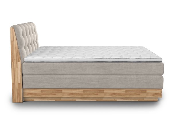 Postel boxspring s úložným prostorem MELISSA 2 dub masiv
