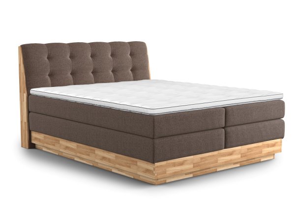 Postel boxspring s úložným prostorem MELISSA 2 dub masiv