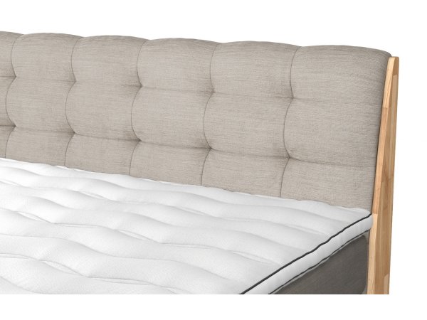 Postel boxspring s úložným prostorem MELISSA dub masiv