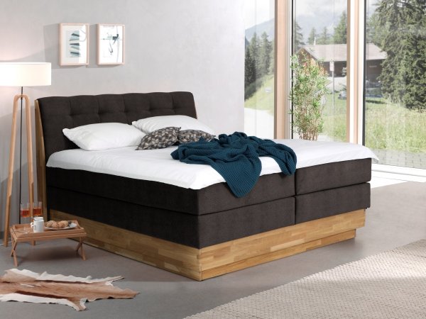 Postel boxspring s úložným prostorem MELISSA 2 dub masiv