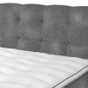 Postel boxspring s úložným prostorem a LED osvětlením MELISSA dub masiv
