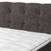 Postel boxspring s úložným prostorem a LED osvětlením MELISSA dub masiv